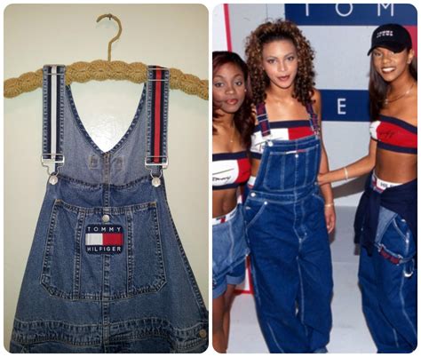 90s tommy hilfiger overalls.